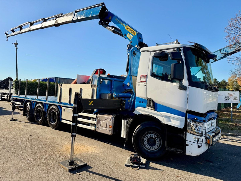Renault C480 8x4 Pritsche + Kran (20m!) PALFINGER PK33002-EH E (6x) - PLATFORM 8m25 - LIFT/STEERING - GOOD TIRES - BE TRUCK - Flakbil, Kranbil: bild 2 Renault C480 8x4 Pritsche + Kran (20m!) PALFINGER PK33002-EH E (6x) - PLATFORM 8m25 - LIFT/STEERING - GOOD TIRES - BE TRUCK - Flakbil, Kranbil: bild 2