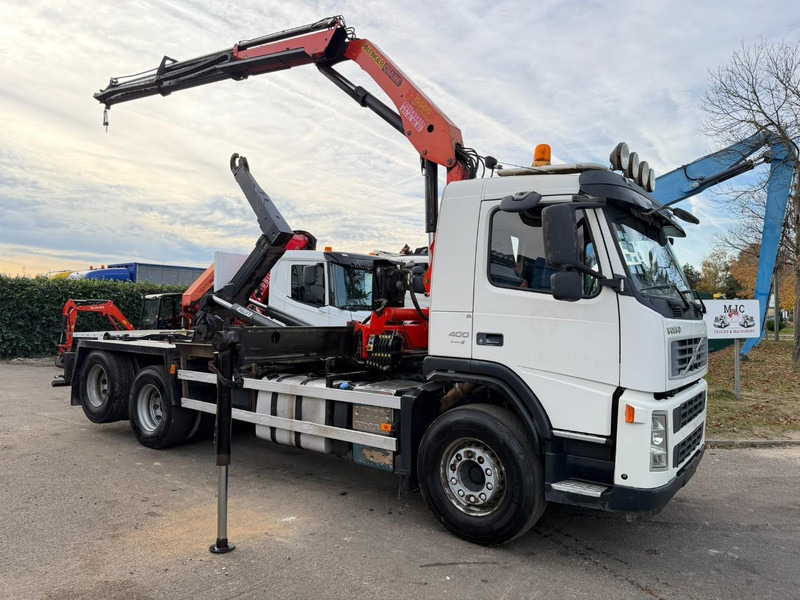 Volvo FM 400 6x2 HOOKLIFT + CRANE PALFINGER PK 15500 B (2x) - 5/6 F - MANUAL - EURO 4 - BE TRUCK - Lastväxlare lastbil, Kranbil: bild 1 Volvo FM 400 6x2 HOOKLIFT + CRANE PALFINGER PK 15500 B (2x) - 5/6 F - MANUAL - EURO 4 - BE TRUCK - Lastväxlare lastbil, Kranbil: bild 1