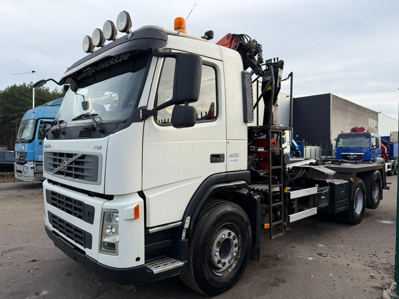 Volvo FM 400 6x2 HOOKLIFT + CRANE PALFINGER PK 15500 B (2x) - 5/6 F - MANUAL - EURO 4 - BE TRUCK - Lastväxlare lastbil, Kranbil: bild 4 Volvo FM 400 6x2 HOOKLIFT + CRANE PALFINGER PK 15500 B (2x) - 5/6 F - MANUAL - EURO 4 - BE TRUCK - Lastväxlare lastbil, Kranbil: bild 4
