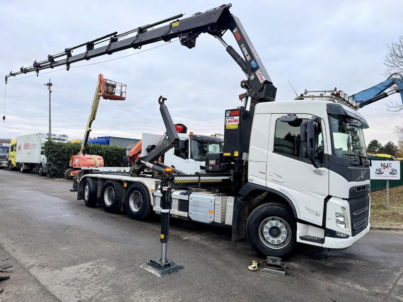 Volvo FM 500 8X4 TRIDEM HOOKLIFT + (25m!) CRANE HIAB 302 E-8x + 1 ME + WINCH - *127.000km* - *1976h crane hours* - TOP CONDITION - BE TRUCK - Lastväxlare lastbil, Kranbil: bild 1 Volvo FM 500 8X4 TRIDEM HOOKLIFT + (25m!) CRANE HIAB 302 E-8x + 1 ME + WINCH - *127.000km* - *1976h crane hours* - TOP CONDITION - BE TRUCK - Lastväxlare lastbil, Kranbil: bild 1