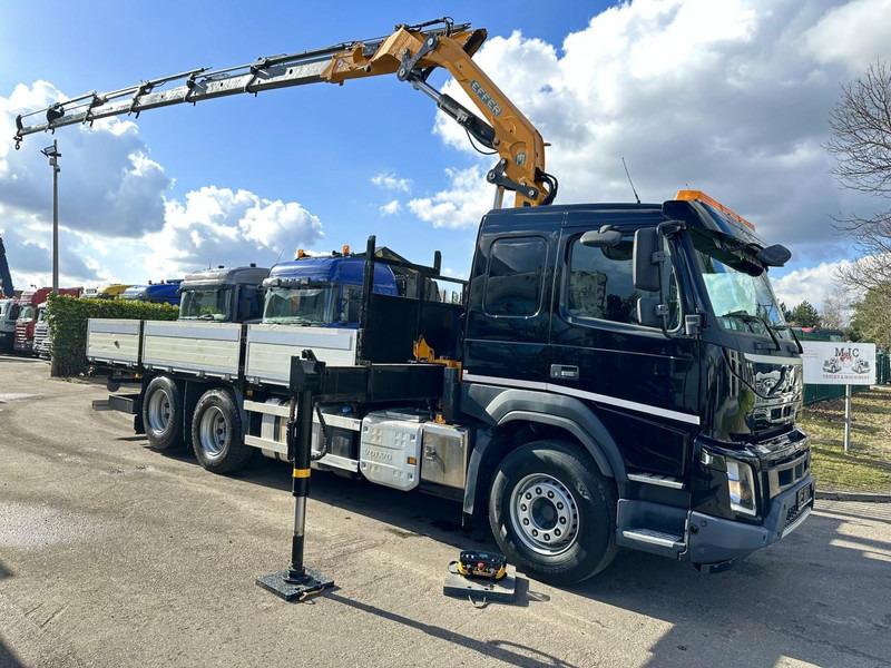 Volvo FMX 370 6x2 PLATFORM 6M35 + CRANE EFFER 215/6S -*127.000km* - LIFT AXLE - DOUBLE WHEELS - I SHIFT - EURO 6 - BE PAPERS - Kranbil: bild 1 Volvo FMX 370 6x2 PLATFORM 6M35 + CRANE EFFER 215/6S -*127.000km* - LIFT AXLE - DOUBLE WHEELS - I SHIFT - EURO 6 - BE PAPERS - Kranbil: bild 1