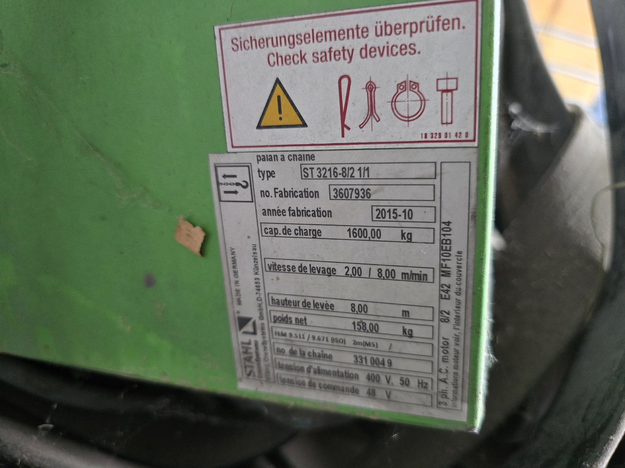 STAHL ST32 - Vinsch: bild 4 STAHL ST32 - Vinsch: bild 4