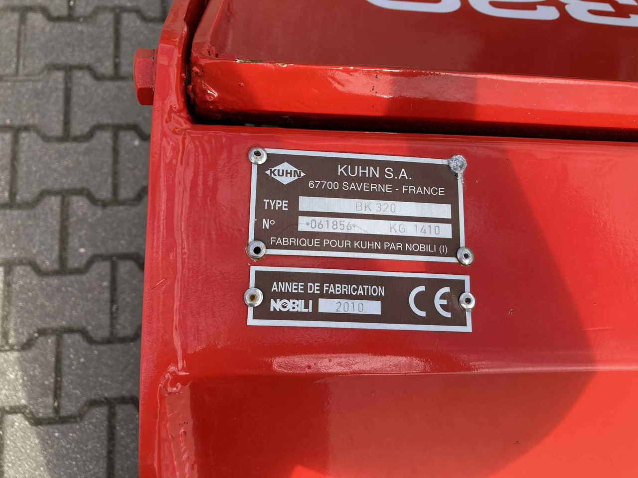 Kuhn BK320 - Slåttermaskin: bild 3 Kuhn BK320 - Slåttermaskin: bild 3