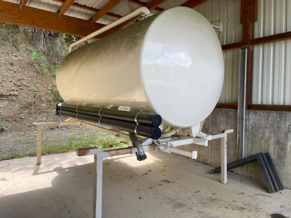Wechselbrücke mit Silobehälter für den Mehltransport - Tankcontainer: bild 1 Wechselbrücke mit Silobehälter für den Mehltransport - Tankcontainer: bild 1