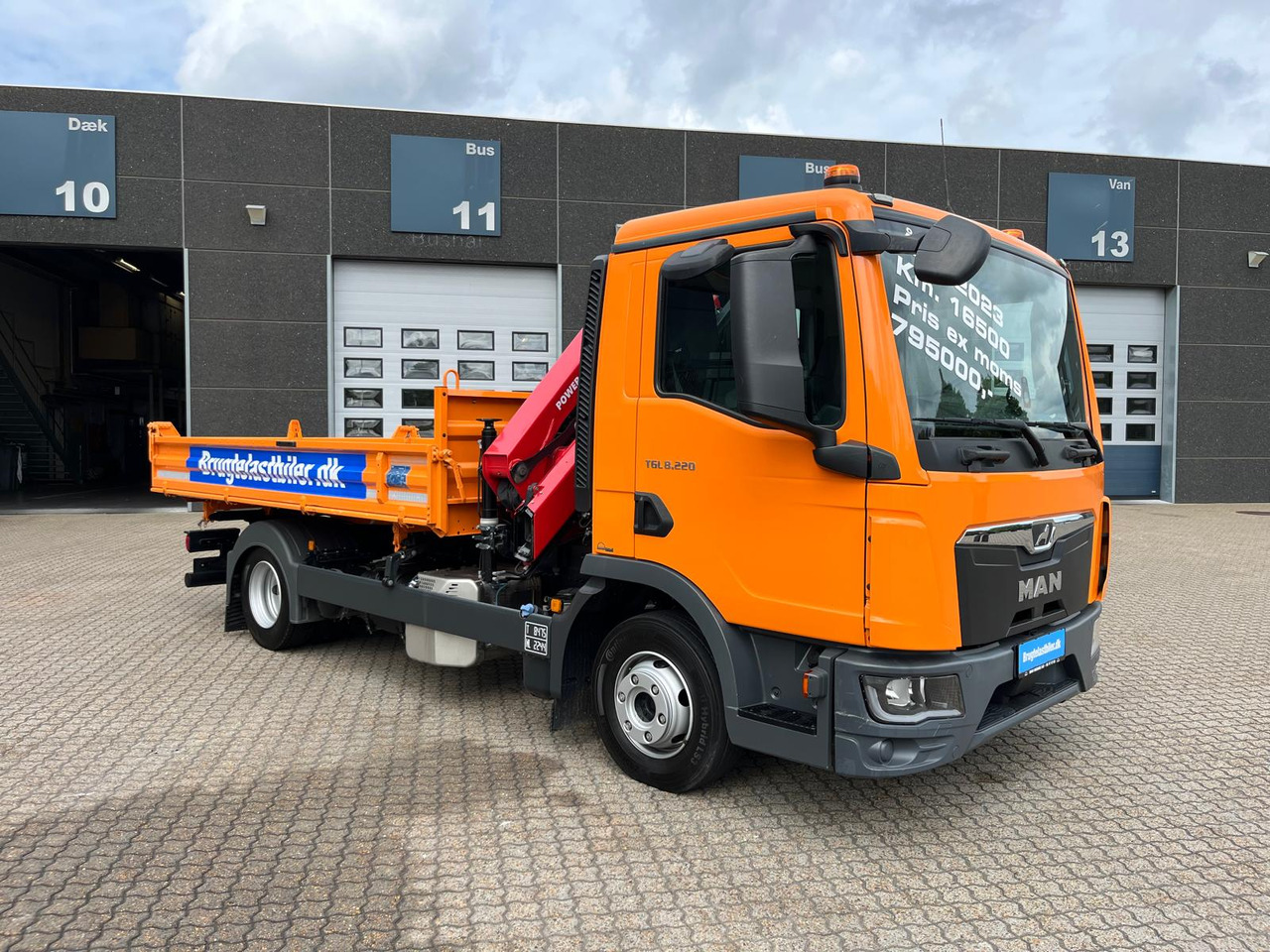 MAN TGL 8.220 - Tippbil lastbil, Kranbil: bild 3 MAN TGL 8.220 - Tippbil lastbil, Kranbil: bild 3