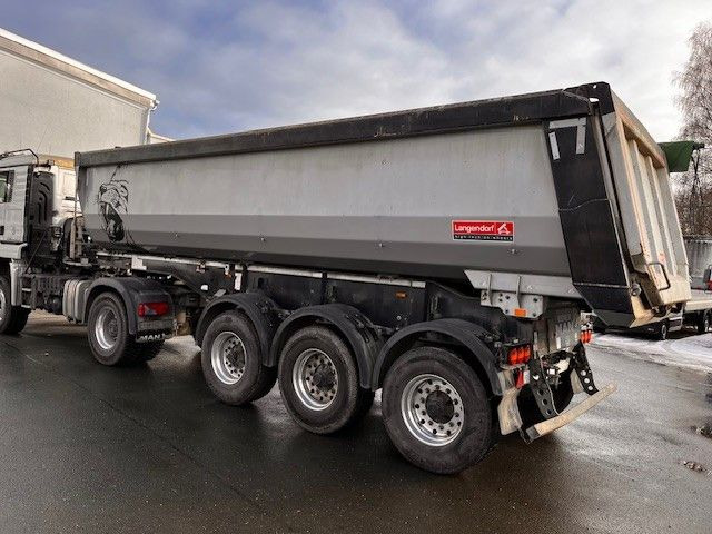 Langendorf SKS-HS 24/30 Stahlmulde Plasticauskleidung - Tippbil semitrailer: bild 1 Langendorf SKS-HS 24/30 Stahlmulde Plasticauskleidung - Tippbil semitrailer: bild 1