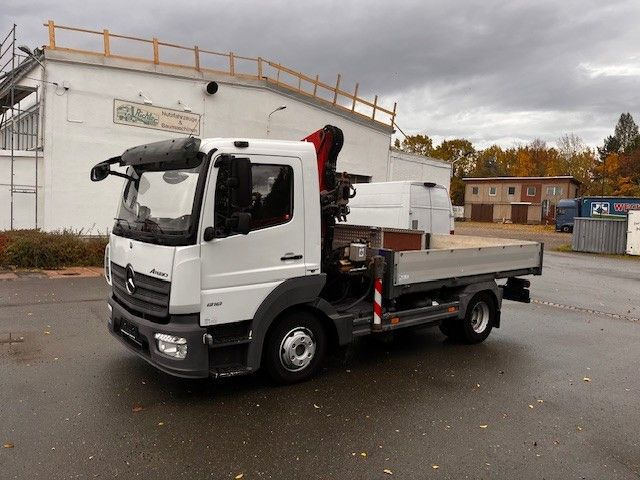 Mercedes-Benz Atego 818 mit Ladekran - Kranbil: bild 1 Mercedes-Benz Atego 818 mit Ladekran - Kranbil: bild 1