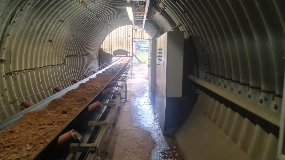 Rohkies Tunnel 100 m - Transportband: bild 4 Rohkies Tunnel 100 m - Transportband: bild 4