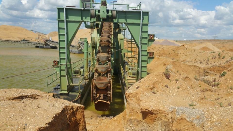 Rohr KS 110 Eimerkettenbagger - Flytande grävmaskin: bild 1 Rohr KS 110 Eimerkettenbagger - Flytande grävmaskin: bild 1