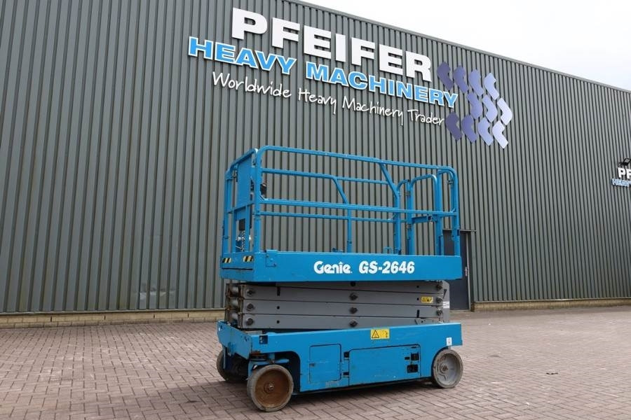 Genie GS2646 Electric, Working Height 9.80m, Capacity 45 - Saxlift: bild 1 Genie GS2646 Electric, Working Height 9.80m, Capacity 45 - Saxlift: bild 1