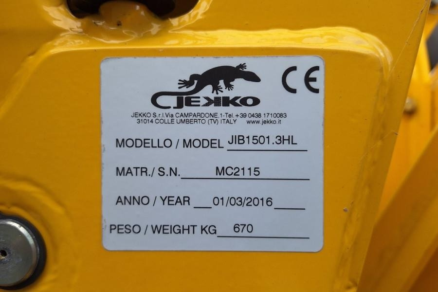 Bandgående kran Jekko SPK60 INCL NEW TRACK PADS, Hybrid - Diesel + Elect: bild 19