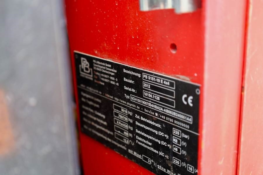 PB LIFT S151-19E 4x4 Electric, 4x4 Drive, 15m Working - Saxlift: bild 5 PB LIFT S151-19E 4x4 Electric, 4x4 Drive, 15m Working - Saxlift: bild 5