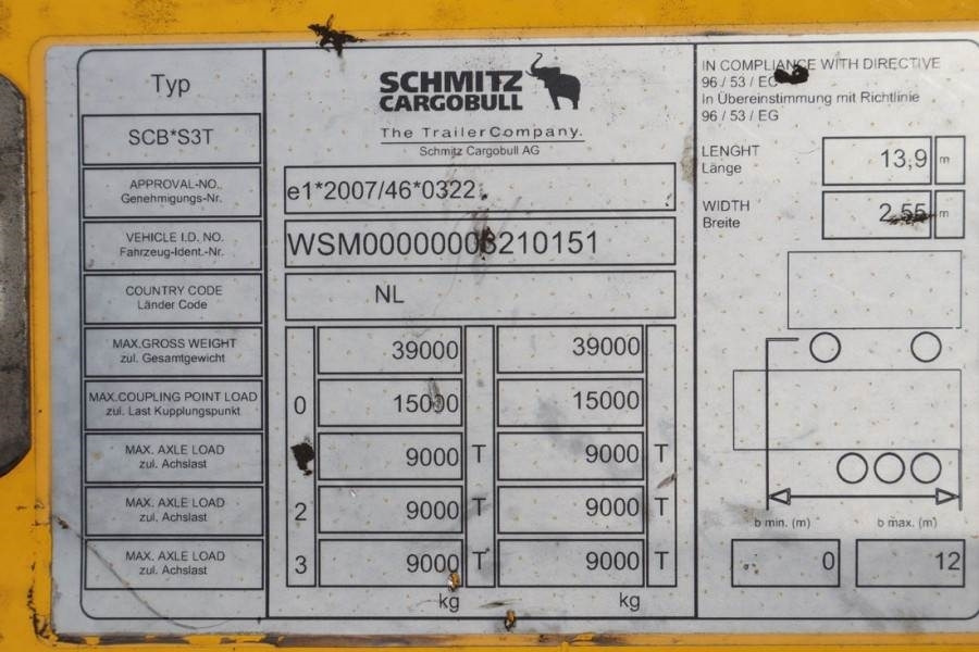 Schmitz Cargobull SCB3ST CoC Documents, TuV Loading Certif - Kapellsläp: bild 5 Schmitz Cargobull SCB3ST CoC Documents, TuV Loading Certif - Kapellsläp: bild 5