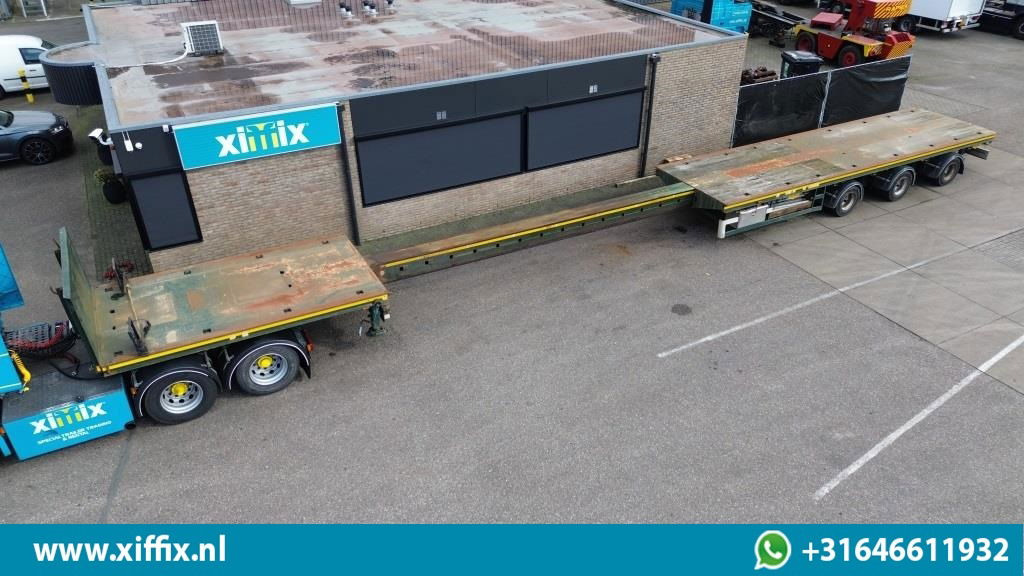 Broshuis 3-ass. Vlakke uitschuifbare Mega oplegger / 3x gestuurd - Flaktrailer: bild 1 Broshuis 3-ass. Vlakke uitschuifbare Mega oplegger / 3x gestuurd - Flaktrailer: bild 1