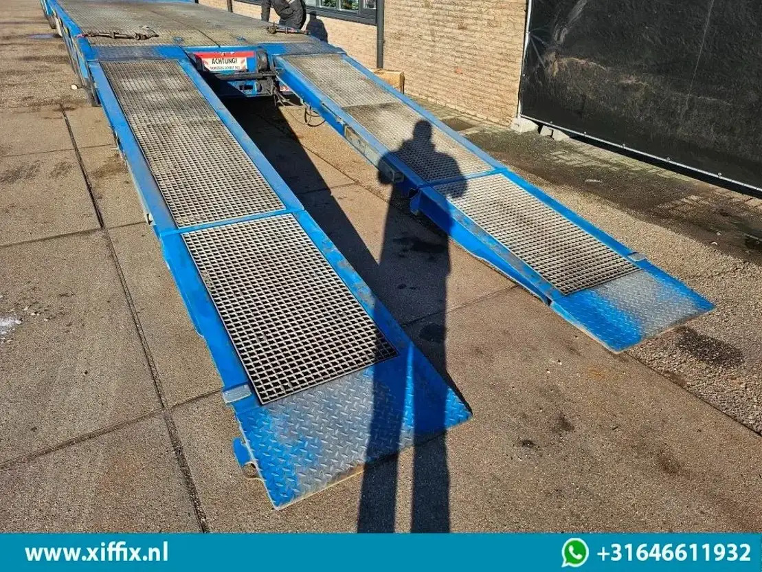 Faymonville 3-ass. Semi dieplader met dubbele hydr. Kleppen en hydr. Verstelbare - Låg lastare semitrailer: bild 4 Faymonville 3-ass. Semi dieplader met dubbele hydr. Kleppen en hydr. Verstelbare - Låg lastare semitrailer: bild 4