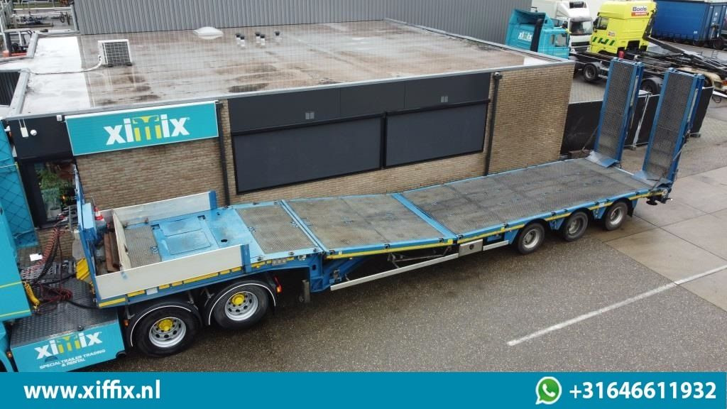 Faymonville TE Huur 3-ass. Semi dieplader met dubbele hydr. Kleppen en hydr. Ver - Låg lastare semitrailer: bild 1 Faymonville TE Huur 3-ass. Semi dieplader met dubbele hydr. Kleppen en hydr. Ver - Låg lastare semitrailer: bild 1