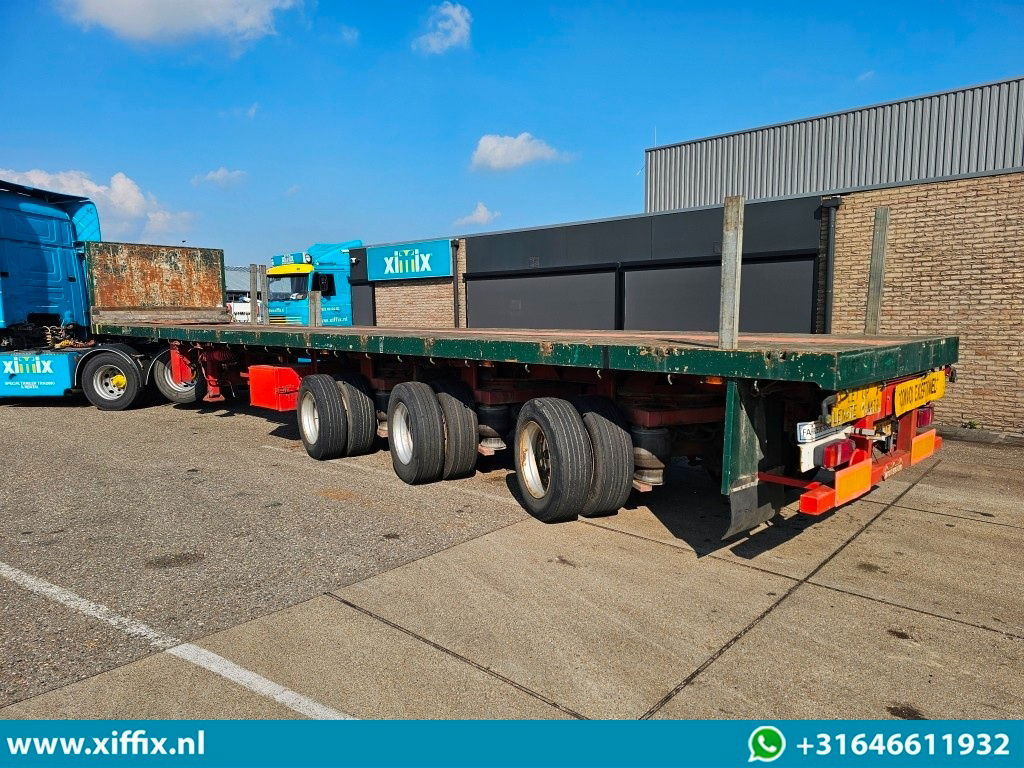 Nooteboom 3-ass. Vlakke dubbel 2x uitschuifbare oplegger / 3x gestuurd - Flaktrailer: bild 4 Nooteboom 3-ass. Vlakke dubbel 2x uitschuifbare oplegger / 3x gestuurd - Flaktrailer: bild 4