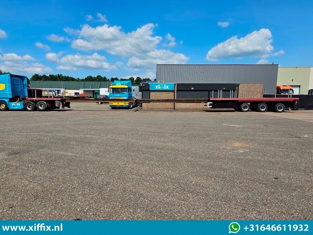 Flaktrailer Nooteboom 3-ass. Vlakke dubbel 2x uitschuifbare oplegger / 3x gestuurd: bild 15