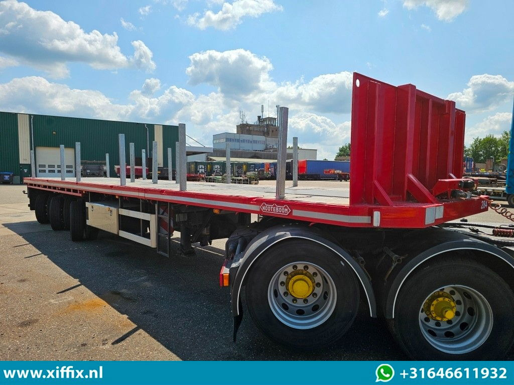 Flaktrailer Nooteboom 3-ass. Vlakke dubbel 2x uitschuifbare oplegger / 3x gestuurd: bild 8
