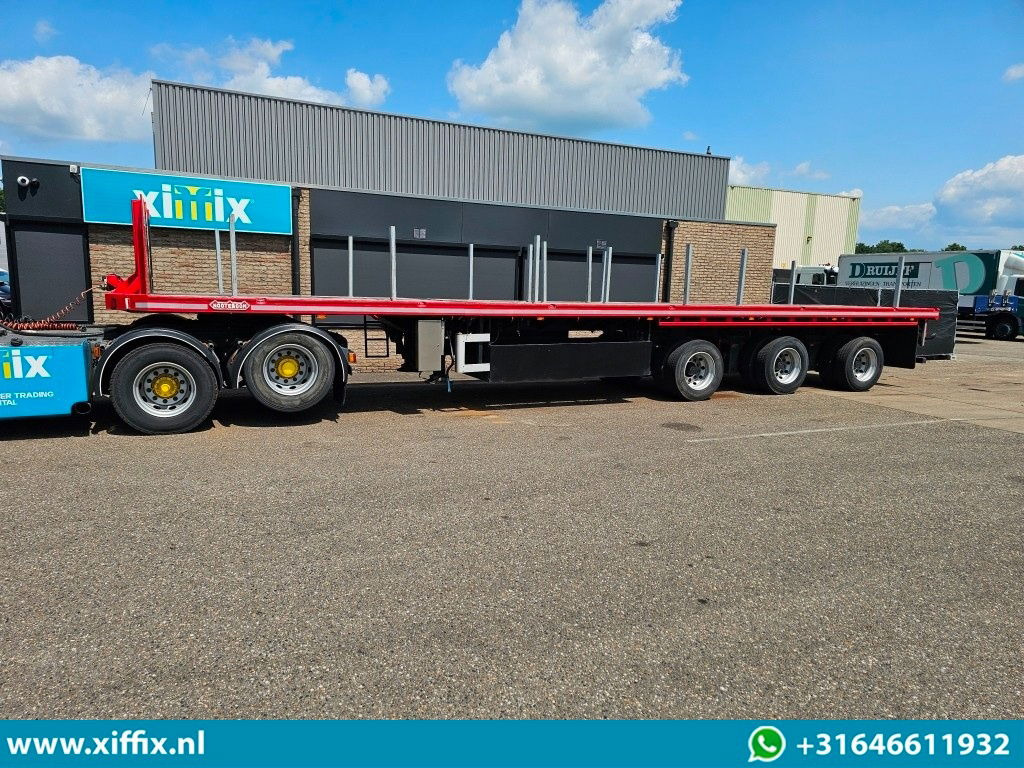 Flaktrailer Nooteboom 3-ass. Vlakke dubbel 2x uitschuifbare oplegger / 3x gestuurd: bild 6
