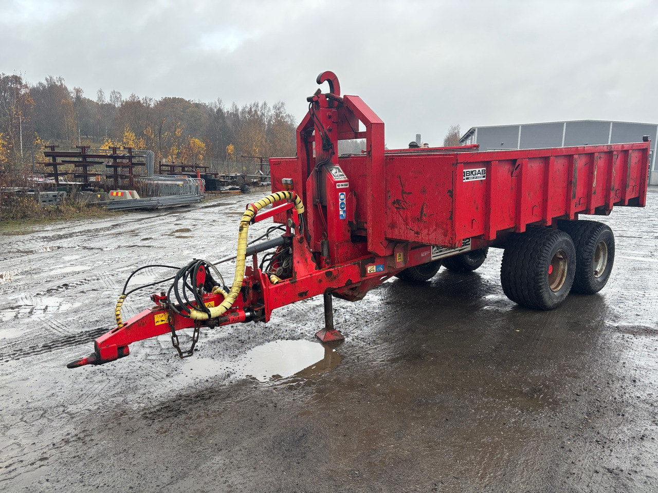 Bigab 10-14 - Lastväxlarsläp/ Liftdumpersläp: bild 1 Bigab 10-14 - Lastväxlarsläp/ Liftdumpersläp: bild 1