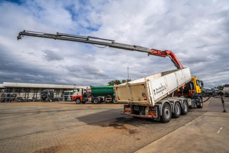 MAN TGS 32.400 BL + Fassi 245A/5x - Tippbil lastbil, Kranbil: bild 4 MAN TGS 32.400 BL + Fassi 245A/5x - Tippbil lastbil, Kranbil: bild 4