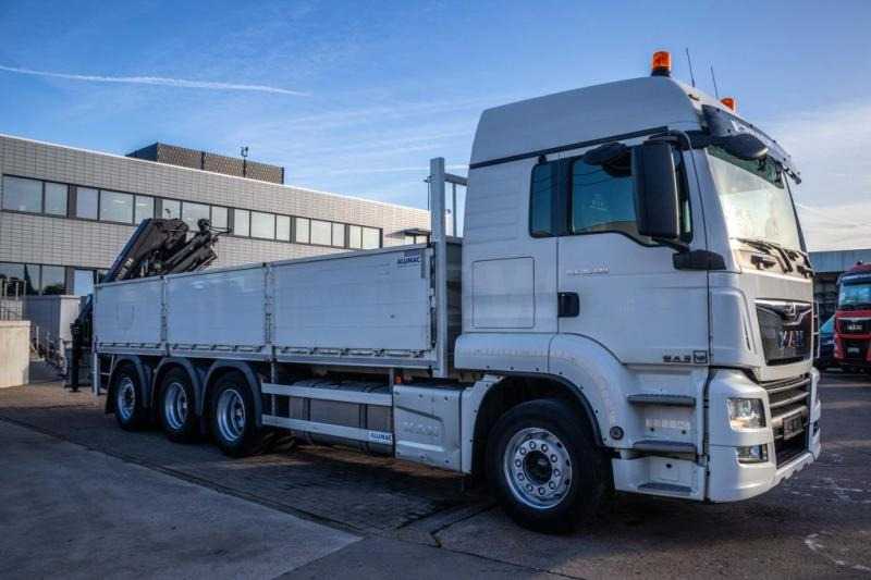 MAN TGS 35.420 BL-8X4-4 +HIAB 188 E-2 - Flakbil, Kranbil: bild 2 MAN TGS 35.420 BL-8X4-4 +HIAB 188 E-2 - Flakbil, Kranbil: bild 2