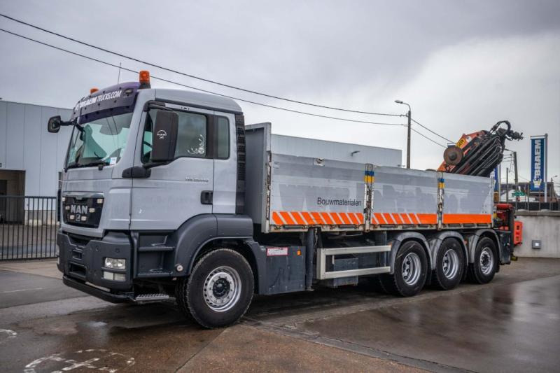 MAN TGS 35.440 BL - PK 33002/8xhydr. - Flakbil, Kranbil: bild 2 MAN TGS 35.440 BL - PK 33002/8xhydr. - Flakbil, Kranbil: bild 2