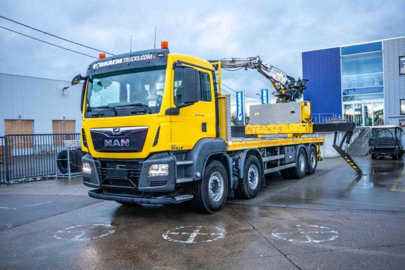 MAN TGS 35.460 BL - KENNIS 16R/3 - Flakbil, Kranbil: bild 1 MAN TGS 35.460 BL - KENNIS 16R/3 - Flakbil, Kranbil: bild 1