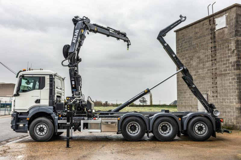 MAN TGS 35.520 BL - ATLAS 240.2E - Lastväxlare lastbil, Kranbil: bild 2 MAN TGS 35.520 BL - ATLAS 240.2E - Lastväxlare lastbil, Kranbil: bild 2