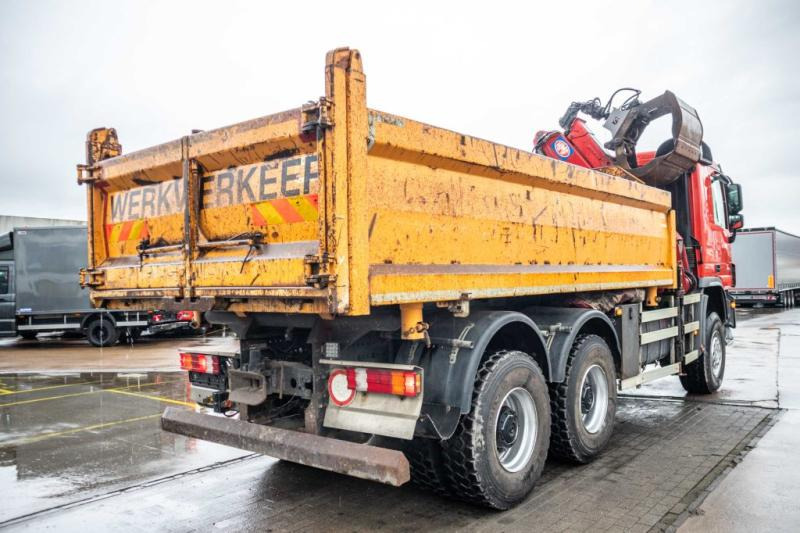 Mercedes ACTROS 3344 AK - HMF1643 Z2 - Tippbil lastbil, Kranbil: bild 4 Mercedes ACTROS 3344 AK - HMF1643 Z2 - Tippbil lastbil, Kranbil: bild 4