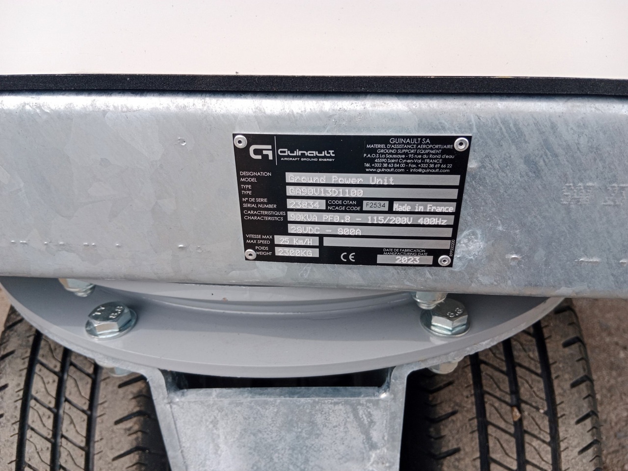 GUINAULT GA 90 - Markströmsaggregat: bild 3 GUINAULT GA 90 - Markströmsaggregat: bild 3