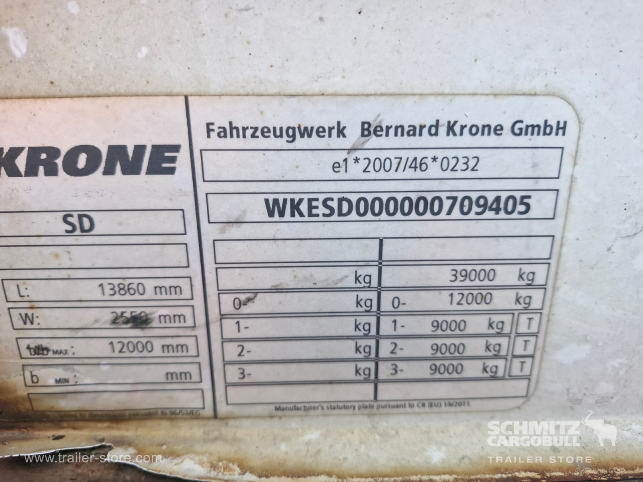 KRONE Curtainsider Mega - Kapelltrailer: bild 3 KRONE Curtainsider Mega - Kapelltrailer: bild 3