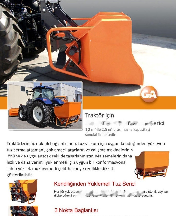 Galen Salt Spreader for tractor - Sand-/ Saltspridare: bild 1 Galen Salt Spreader for tractor - Sand-/ Saltspridare: bild 1