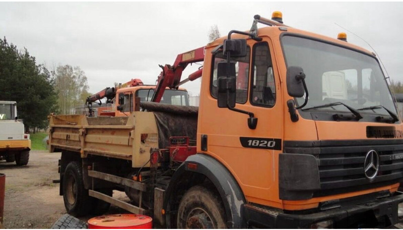 Mercedes-Benz 1820 - Tippbil lastbil, Kranbil: bild 1 Mercedes-Benz 1820 - Tippbil lastbil, Kranbil: bild 1