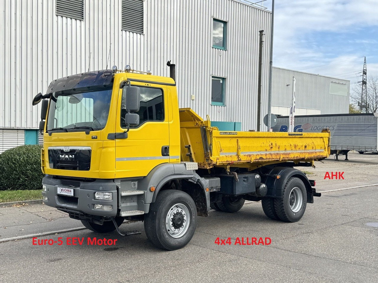 MAN TGM 18.340 4x4 ALLRAD MEILLER 3-S Kipper AHK - Tippbil lastbil: bild 1 MAN TGM 18.340 4x4 ALLRAD MEILLER 3-S Kipper AHK - Tippbil lastbil: bild 1