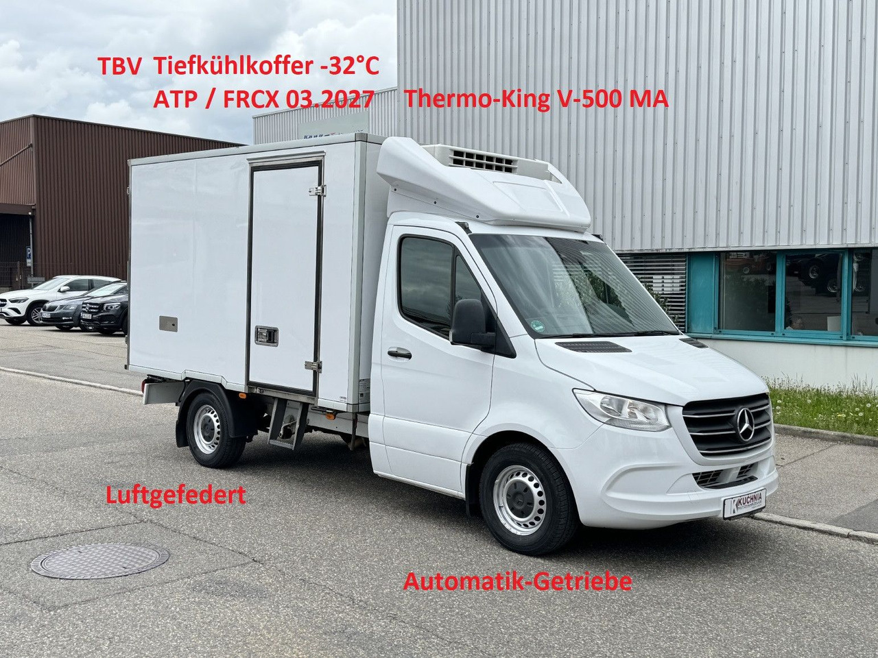 Mercedes-Benz Sprinter 316 Tiefkühl 3,3m TK V-500 MAX Luftgef. - Kylbil: bild 1 Mercedes-Benz Sprinter 316 Tiefkühl 3,3m TK V-500 MAX Luftgef. - Kylbil: bild 1