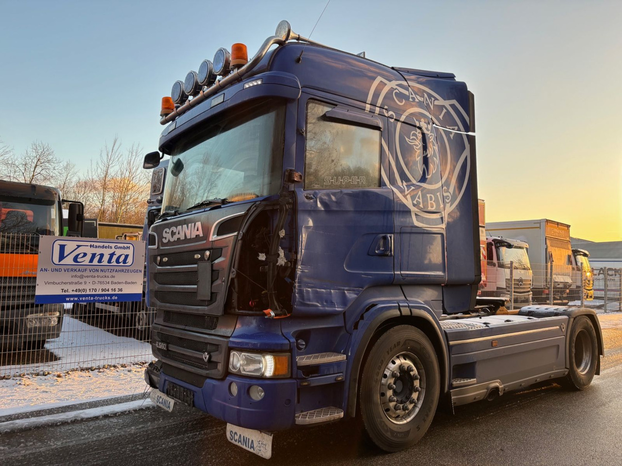 Scania R560 V8 Highline, Retarder, Kipphydraulik. - Dragbil: bild 1 Scania R560 V8 Highline, Retarder, Kipphydraulik. - Dragbil: bild 1