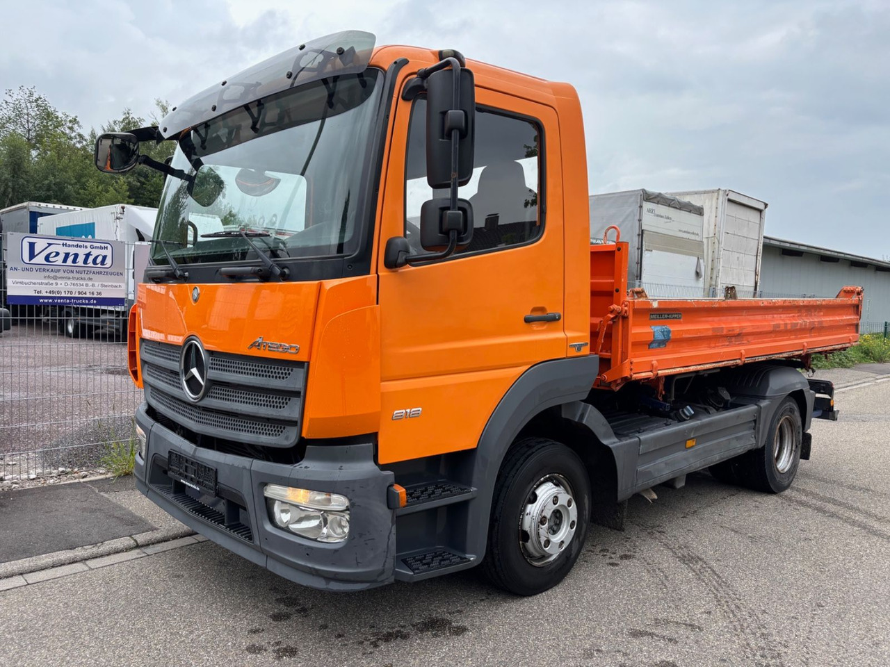 Mercedes-Benz Atego III 818, Euro-6, MEILER Dreiseitenkipper - Tippbil lastbil: bild 1 Mercedes-Benz Atego III 818, Euro-6, MEILER Dreiseitenkipper - Tippbil lastbil: bild 1