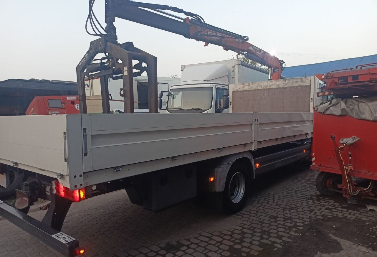 Mercedes-Benz Atego 1224 - Flakbil, Kranbil: bild 2 Mercedes-Benz Atego 1224 - Flakbil, Kranbil: bild 2