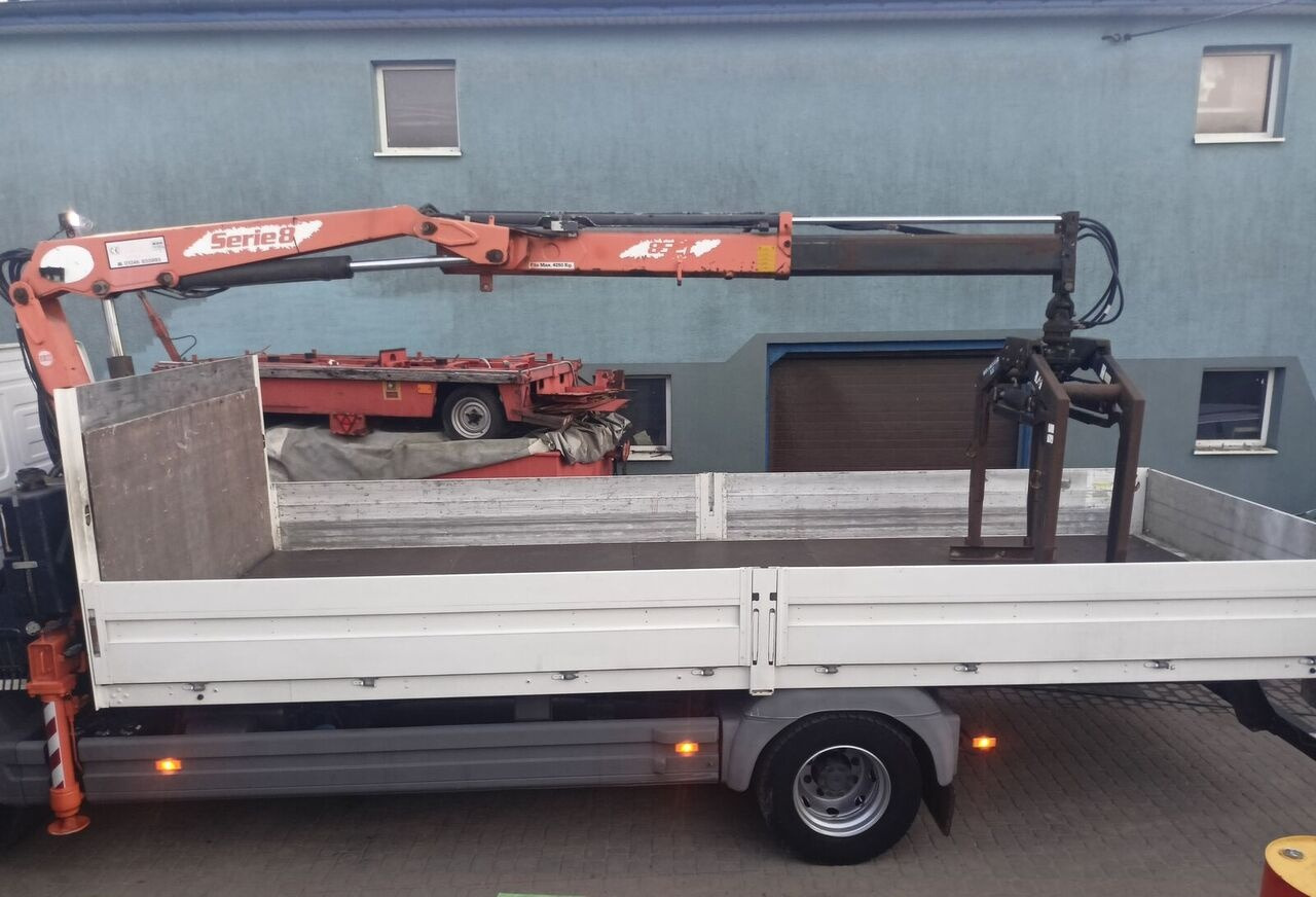 Mercedes-Benz Atego 1224 - Flakbil, Kranbil: bild 1 Mercedes-Benz Atego 1224 - Flakbil, Kranbil: bild 1