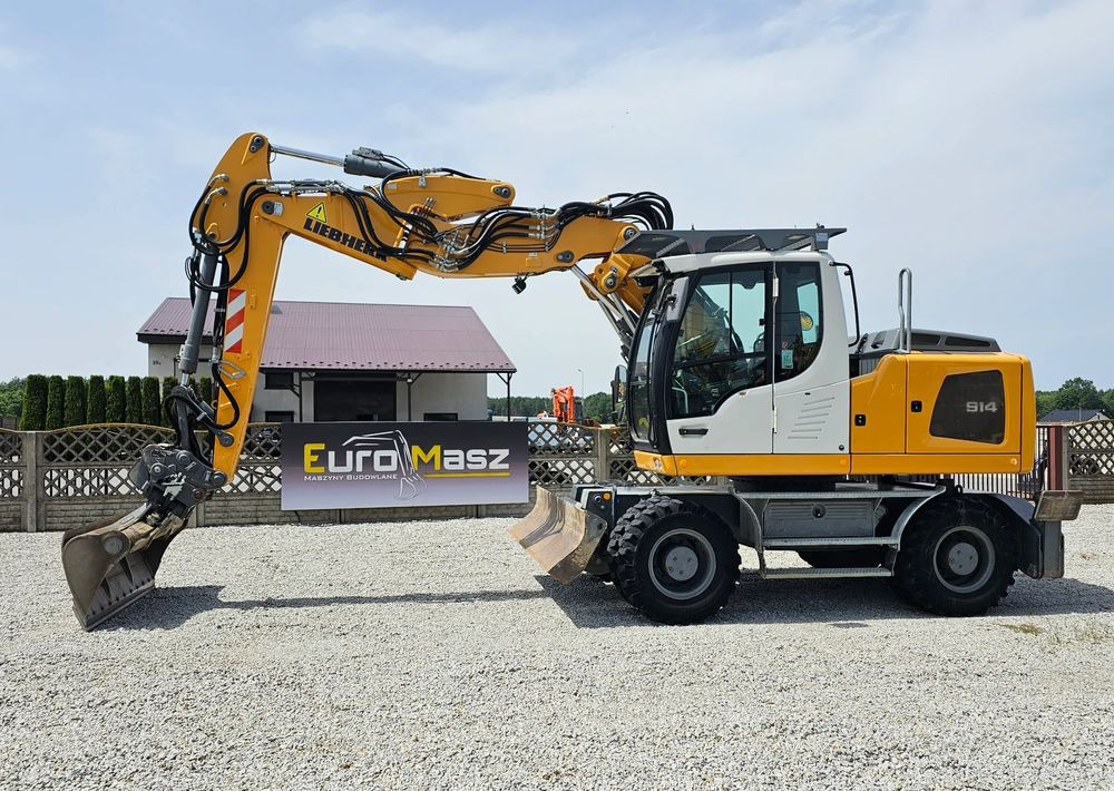 Liebherr A 914 Litronic, 2016 ROK, 4300 MTH - Grävmaskin på däck: bild 1 Liebherr A 914 Litronic, 2016 ROK, 4300 MTH - Grävmaskin på däck: bild 1
