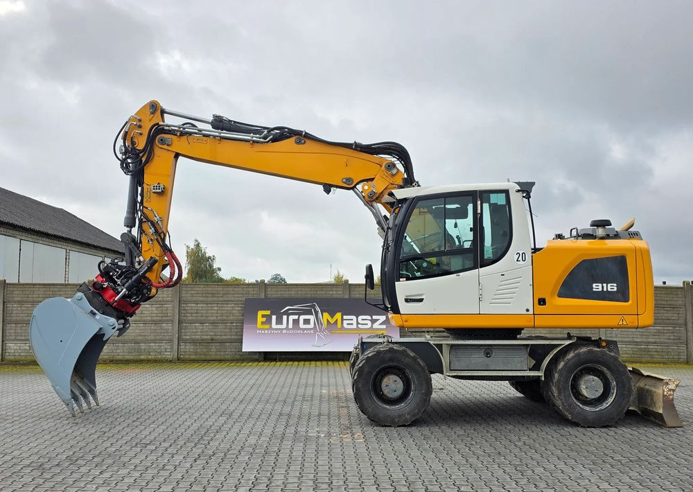 Liebherr A 916 Litronic, 2020 ROK, ROTOTILT, 7300 MTH - Grävmaskin på däck: bild 2 Liebherr A 916 Litronic, 2020 ROK, ROTOTILT, 7300 MTH - Grävmaskin på däck: bild 2