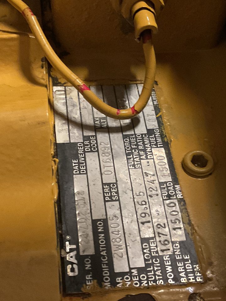 Caterpillar 3512, 1400KVA. Like brand new. - Elgenerator: bild 2 Caterpillar 3512, 1400KVA. Like brand new. - Elgenerator: bild 2