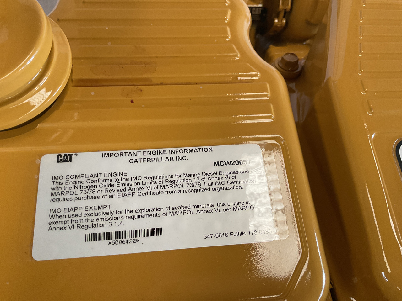 Caterpillar C15 Acert - Motor: bild 3 Caterpillar C15 Acert - Motor: bild 3