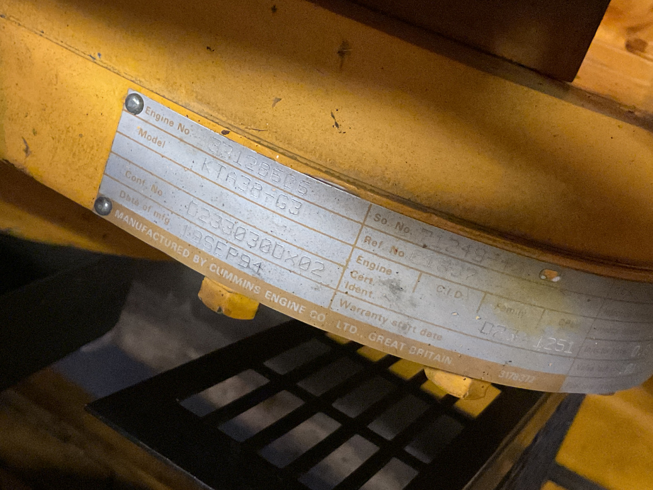 Cummins KTA38G3, 1000KVA Generatorset. Low hours and complete. - Elgenerator: bild 5 Cummins KTA38G3, 1000KVA Generatorset. Low hours and complete. - Elgenerator: bild 5