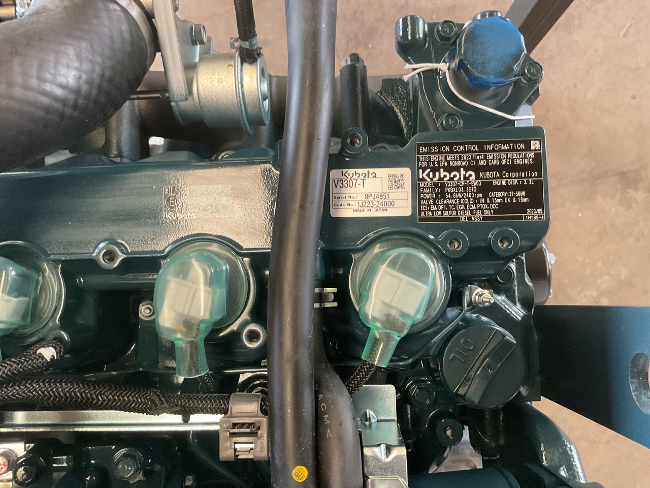 Kubota V3307 CR-T - Motor: bild 4 Kubota V3307 CR-T - Motor: bild 4