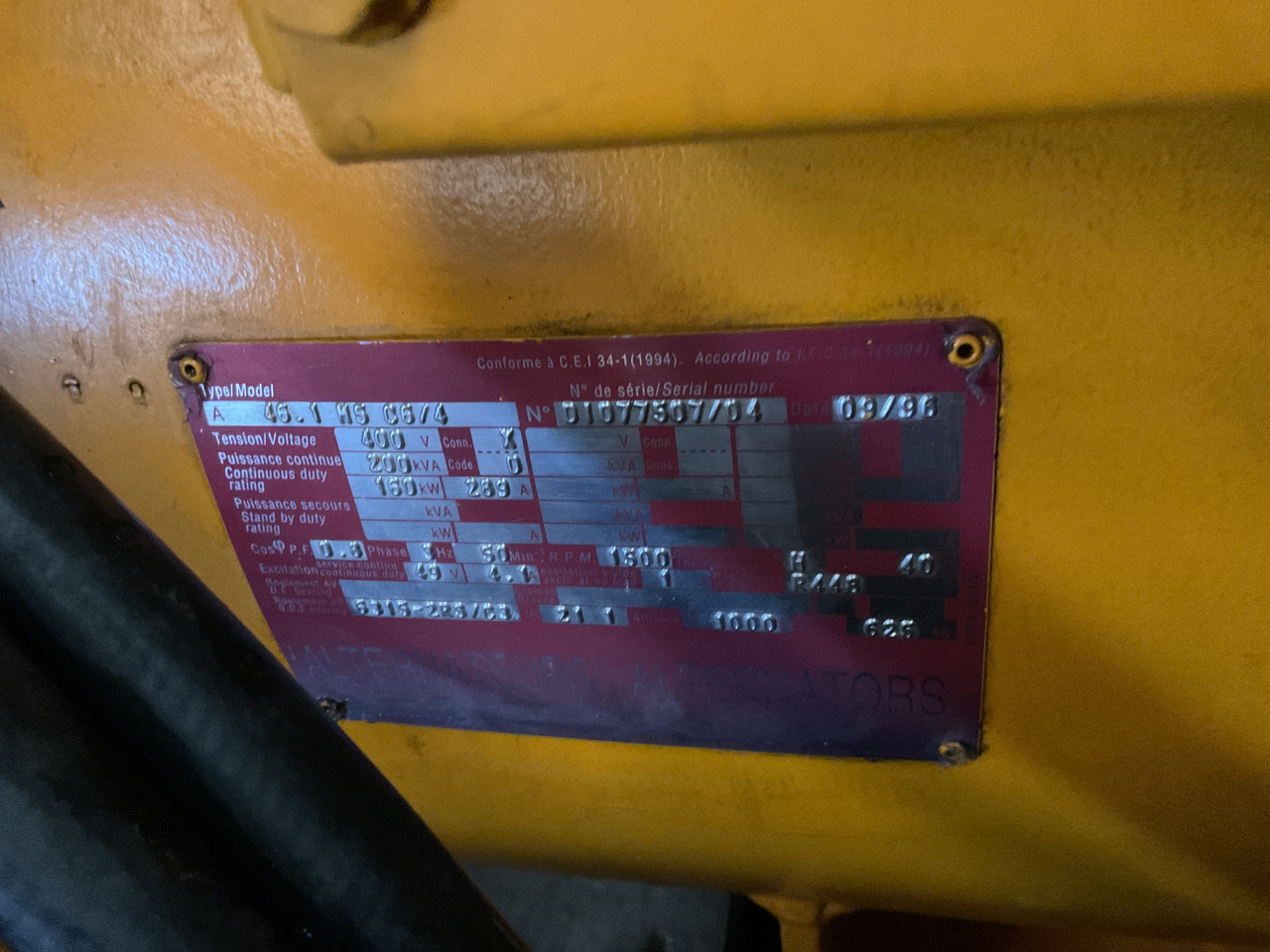 Volvo SDMO generator set. 200KVA. Very complete. Tested and approved. - Elgenerator: bild 4 Volvo SDMO generator set. 200KVA. Very complete. Tested and approved. - Elgenerator: bild 4