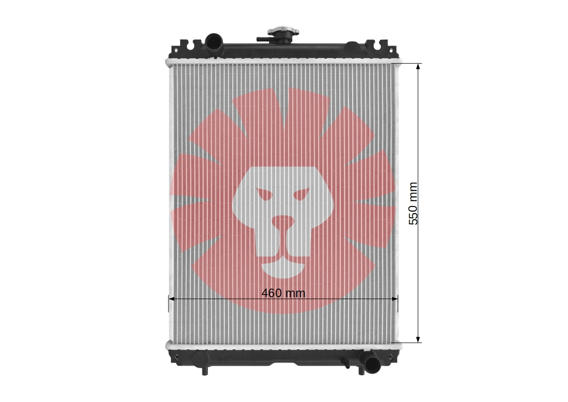 CASE CX55B - Kylare för Minigrävmaskin: bild 3 CASE CX55B - Kylare för Minigrävmaskin: bild 3