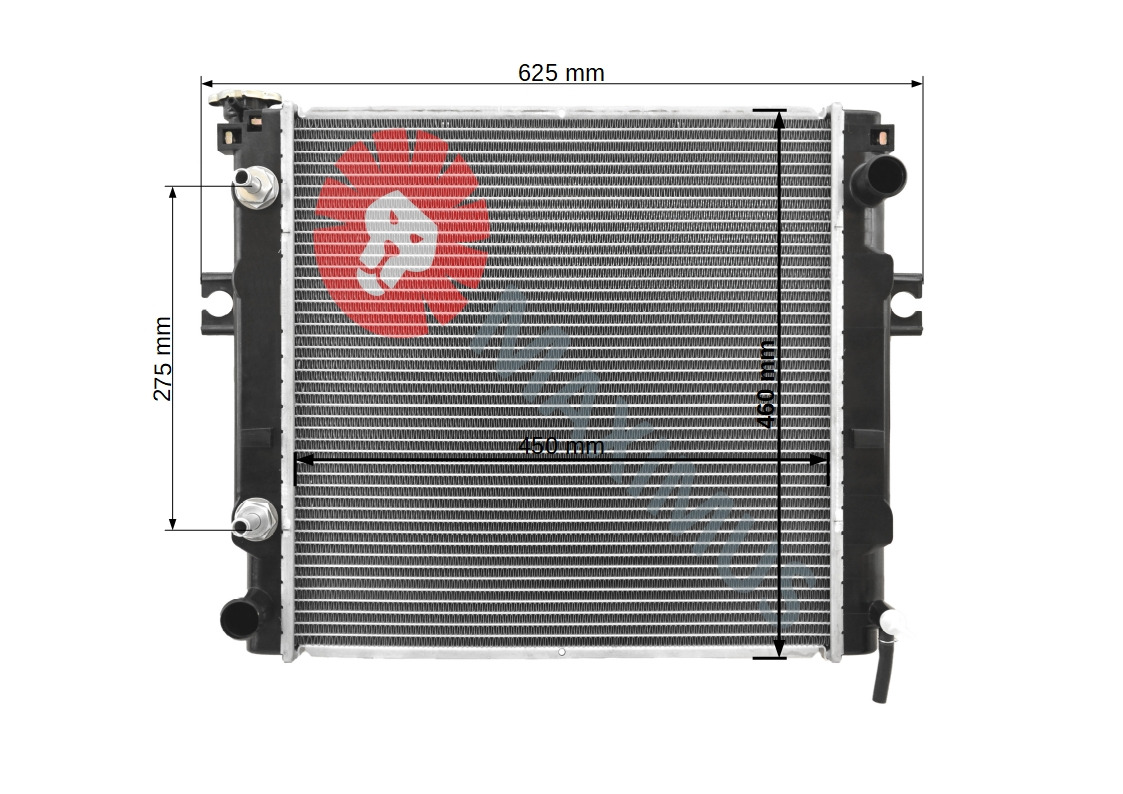 CATERPILLAR DP20N DP25N GP15N GP18N GP20C GP20N GP25N GP30N GP35N P3000 P3500 P4000 P5000 P5500 P6000 P6500 P7000 PC4000 - Kylare för Motviktstruck: bild 2 CATERPILLAR DP20N DP25N GP15N GP18N GP20C GP20N GP25N GP30N GP35N P3000 P3500 P4000 P5000 P5500 P6000 P6500 P7000 PC4000 - Kylare för Motviktstruck: bild 2